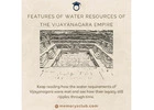 Features of water resources of the Vijayanagara Empire