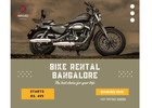 Bike Rental in Bangalore | Self Drive Bike rental in Bangalore