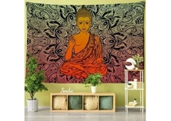 Buddha Tapestry Elevate Your Space with Spiritual Serenity